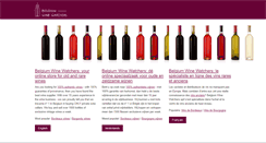 Desktop Screenshot of belgiumwinewatchers.com